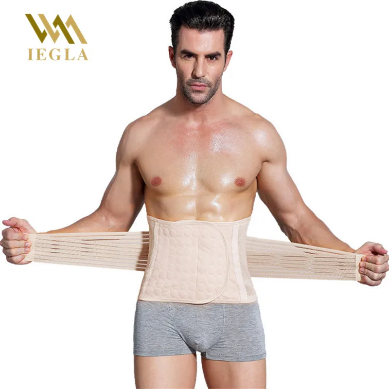 Корсет для мужчин для похудения формирователь для тела мужской поясной тренажер со стальными косточками для живота моделирующий ремень мужской ремень для похудения Пояс
