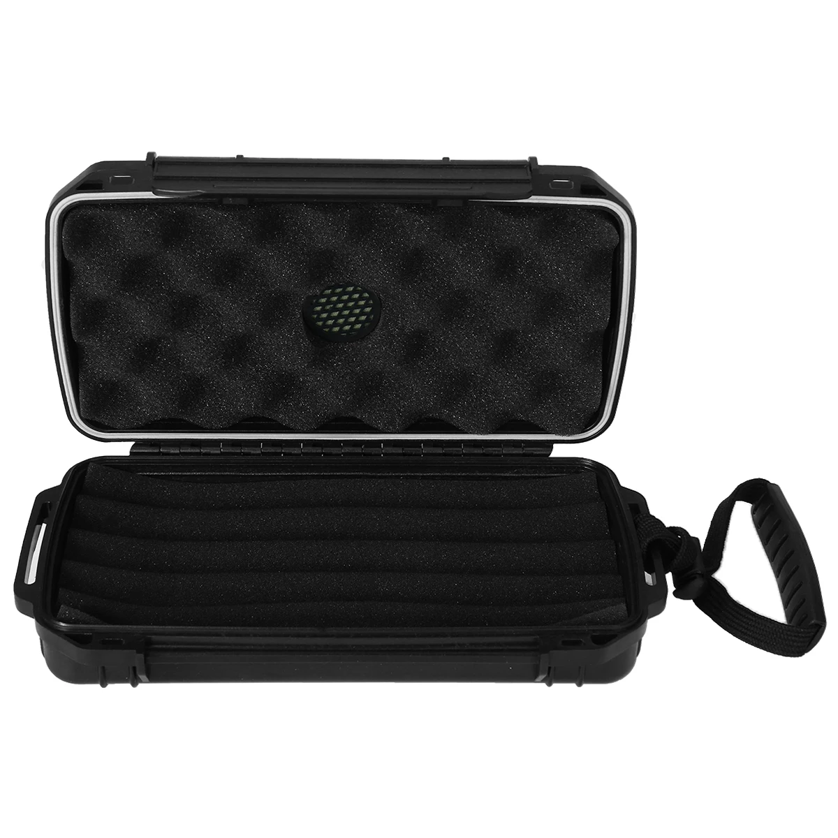 New Travel Waterproof Dust-proof Shockproof  5 Cigars Caddy Case Box with Humidor Smoking Accessories