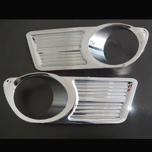 Передняя лампа заднего противотуманного фонаря накладка автомобильные хромированные аксессуары из АБС-пластика подходит для Nissan Almera G15 2012