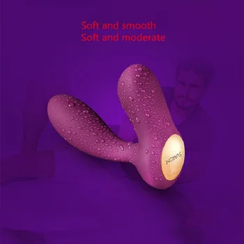 Silicone prostate massager anal plug G spot anal vibrator buttplug gay sex toys prostate massager for man vibrator sex prodcuts