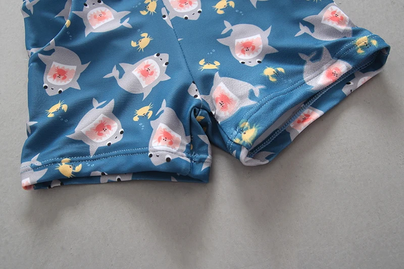 Menino de Duas Fatos de Banho Maiô para Crianças Fatos de Banho para Uma Upf50 + Roupa de Banho Crianças Peças Separados Tubarão Azul Rash Guards para Uma Criança 14 Mamãe e Bebê