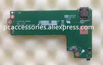 DC Мощность Джек кнопка доска для s u s X75 X75A X75VD F75VD X75VB X75VC R704VC X75VD-DC-BOARD