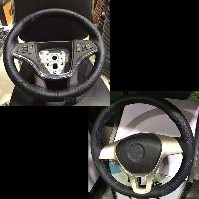 Супер анти-износ Чехлы рулевого колеса автомобиля/Универсальный 38 см трехмерный дышащий Противоскользящий протектор руля