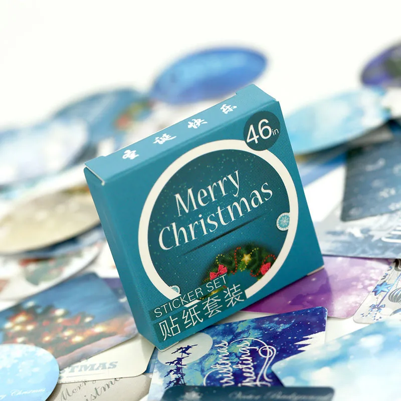 QuickDone-46-PCS-BOX-Merry-Christmas-Label-Stickers-Set-Decoration-DIY-Envelope-Diary-Album-Scrapbooking-Seal-Sticker-MR0096 (3)