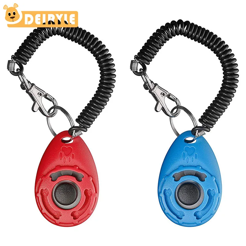 

Dog Training Clicker with Wrist Strap Durable Lightweight Easy to Use Pet Click for Puppy Perfect for Behavioral Training