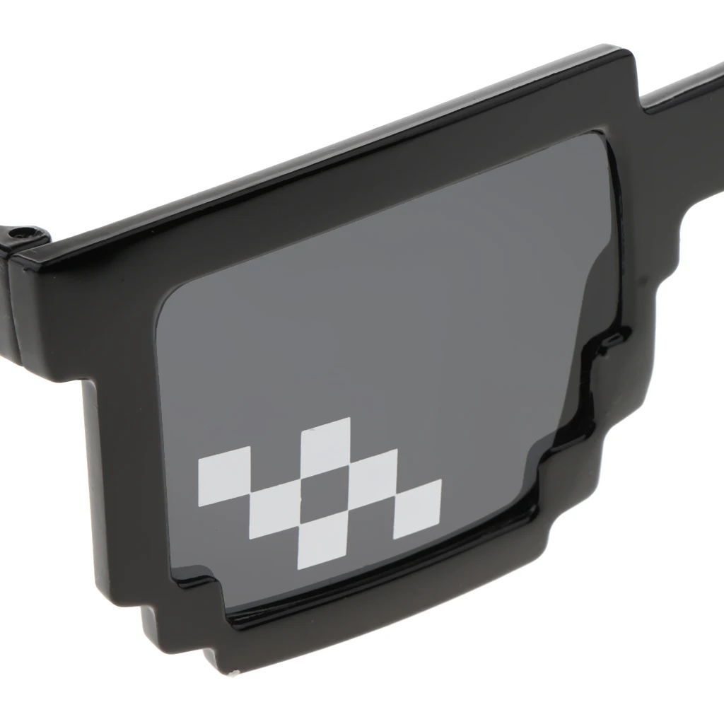 Sunglasses Men Women Glasses Men Women Funny Shades 8 Bits Pixel Mosaic Glasses Party Mosaic Vintage Eyewear