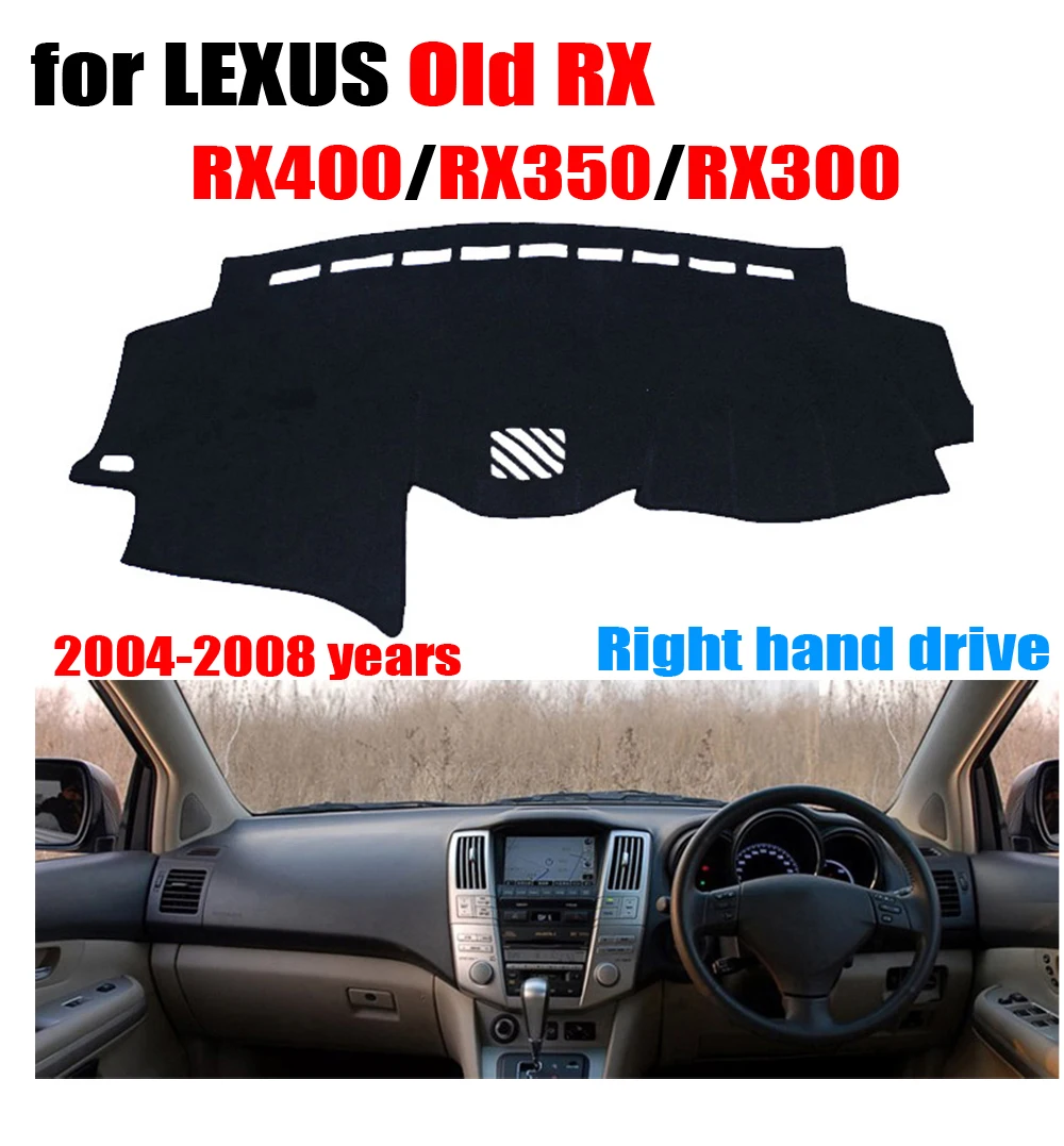 Крышка приборной панели автомобиля для LEXUS old RX RX400 RX350 RX300 2004 2008 правый руль dashmat pad