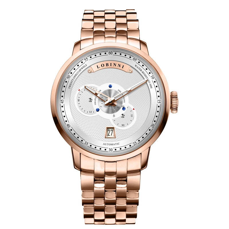  New LOBINNI Men Watch Top Luxury Brand Japan MIYOTA Automatic Mechanical MOVT Men's Watches Sapphir