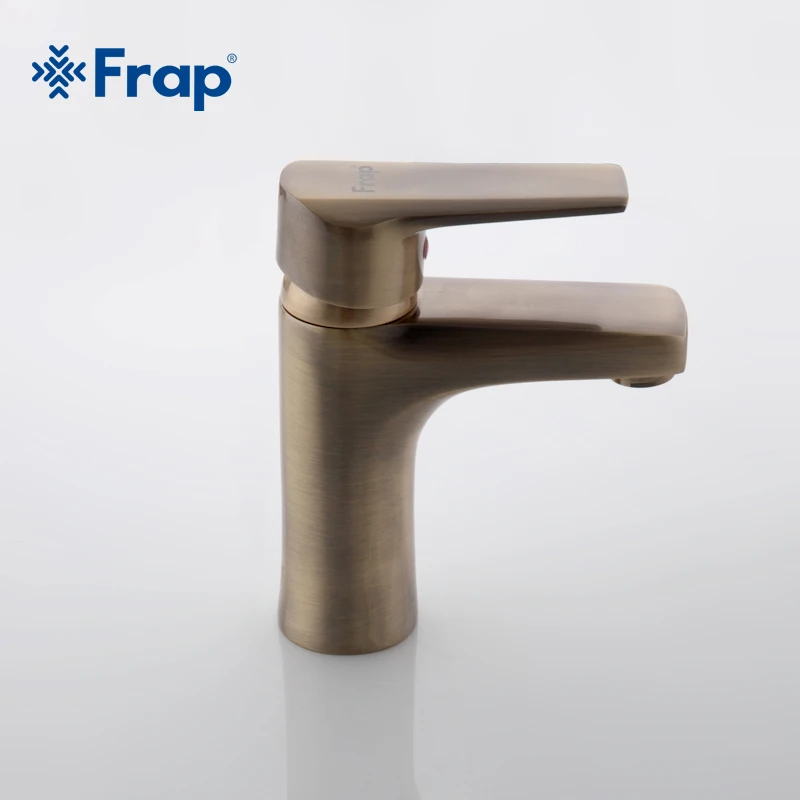 Billig Frap Bronze Becken wasserhahn Messing körper Armaturen Gemischte heiße und kalte wasserhähne F1030 4