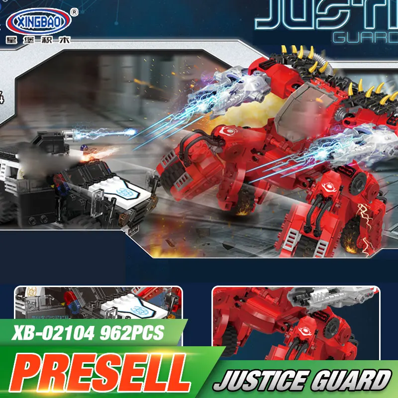

XingBao 02104 New Kids Toys City Series The Polices car chasing Set Model Building Blocks Bricks Toys For Kids Christmas Gifts