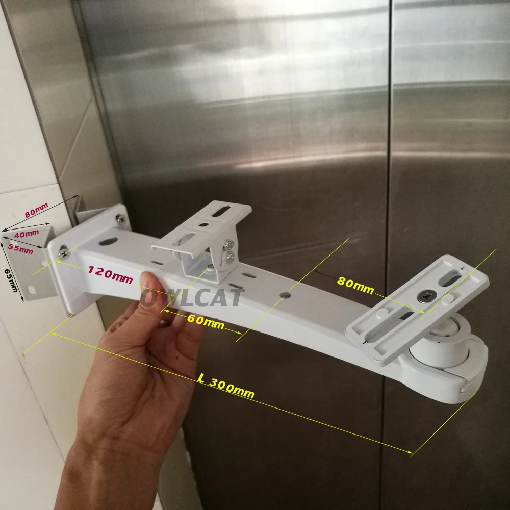 

External Double CCTV Cameras Stand Angle 90 degree Corner brackets stand holder for 2 Security CCTV camera
