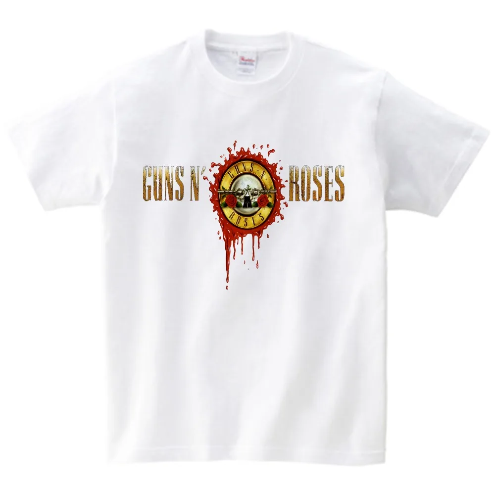Детская футболка с принтом «косая скала», «пистолет», «N Roses» крутая Летняя Повседневная футболка с круглым вырезом и короткими рукавами для мальчиков и девочек, модная детская футболка