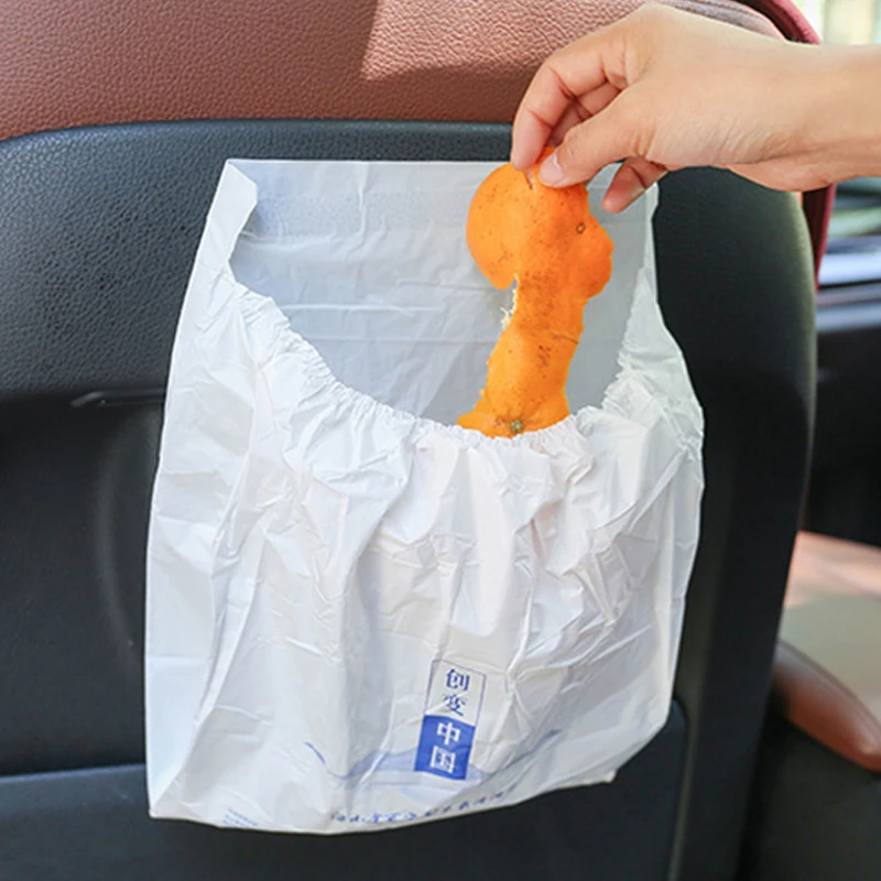 Pack de 3 pasta tipo de coche bolsa de basura creativo del coche bolsa de almacenamiento montado en la basura de basura en la