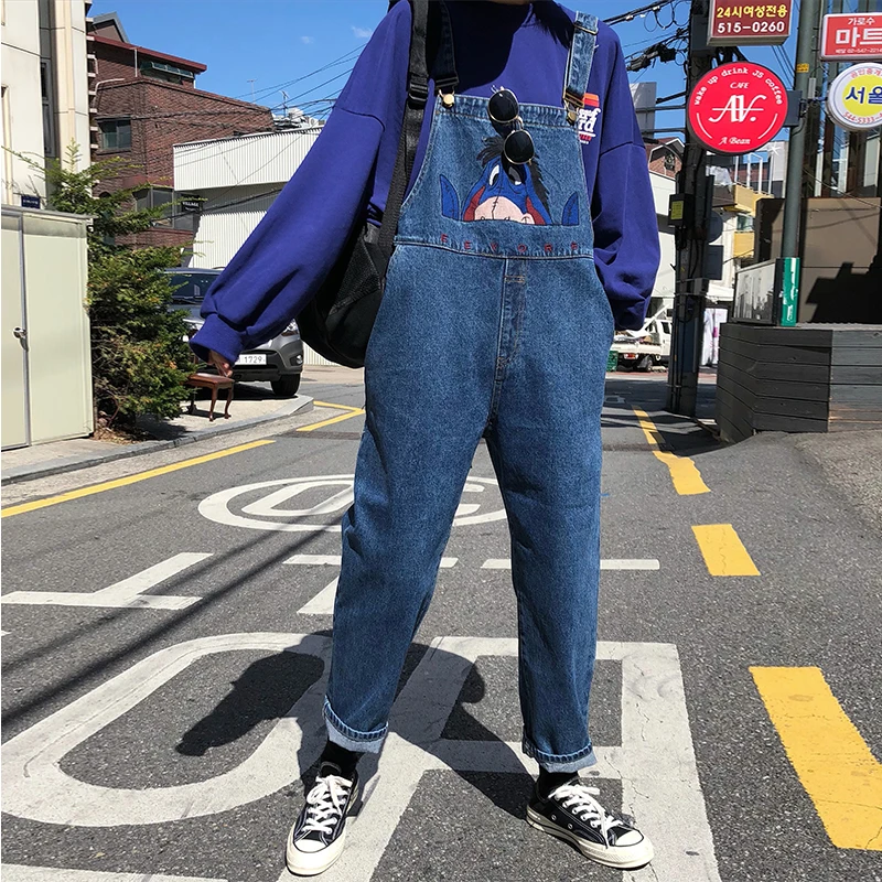 Комбинезоны женские универсальные модные корейские с принтом карманы женские осенние мягкие женские для отдыха длиной до щиколотки Высокое качество Новинка