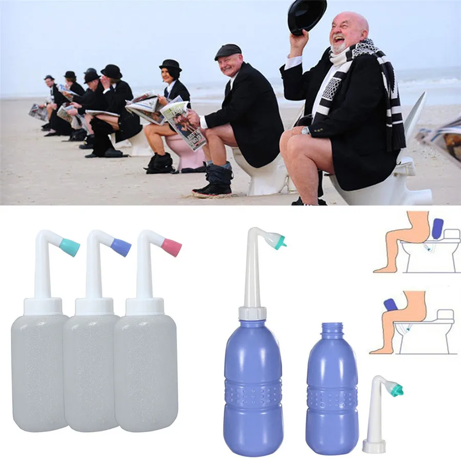 

2019 New 400/450ml Portable EVA Handheld Bidet Bottle Travel Cleaning Mini Toilet Personal Spray Water Seat Bathroom Tool Hot