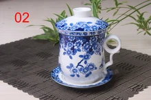 Keramik tee tassen, tee-set kann der tank filter, Chinesischen stil Keramik Tasse und untertasse China Teetassen Kaffee tasse