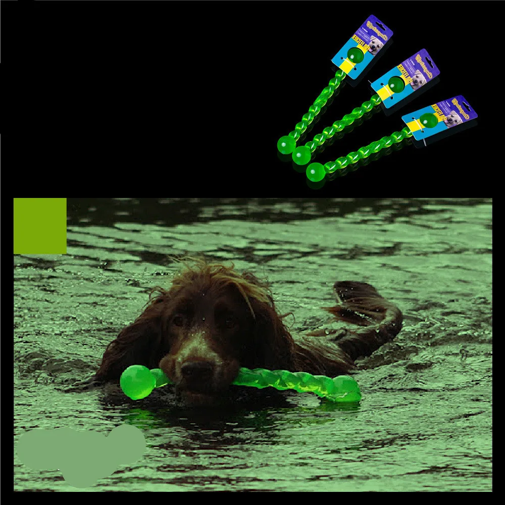 New Dog Toys Pet Puppy Chew TPR Rubber Tooth Cleaning Fun Fetcher Food