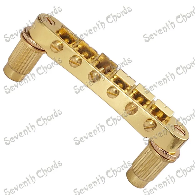 QHX набор золото 6 косоурные мост для Электрогитары аксессуары части музыкальный инструмент