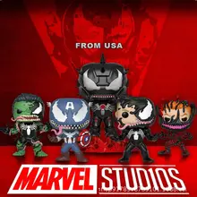 FUNKO POP Новые Мстители: Endgame Carnage Venomized Халк Железный человек Капитан Американский фигурка игрушки для детей Рождественский подарок