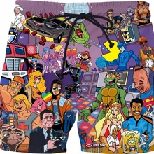 PLstar Cosmos летние мужские повседневные шорты 3D шорты 80's брюки для женщин/мужчин Regualr шорты дропшиппинг плюс размер S-7XL