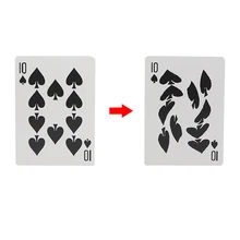 Presto Printo быстрая карточка супер печатная карточка Волшебные Трюки крупным планом магии покер карты иллюзии, трюк, реквизит Классические игрушки волшебник