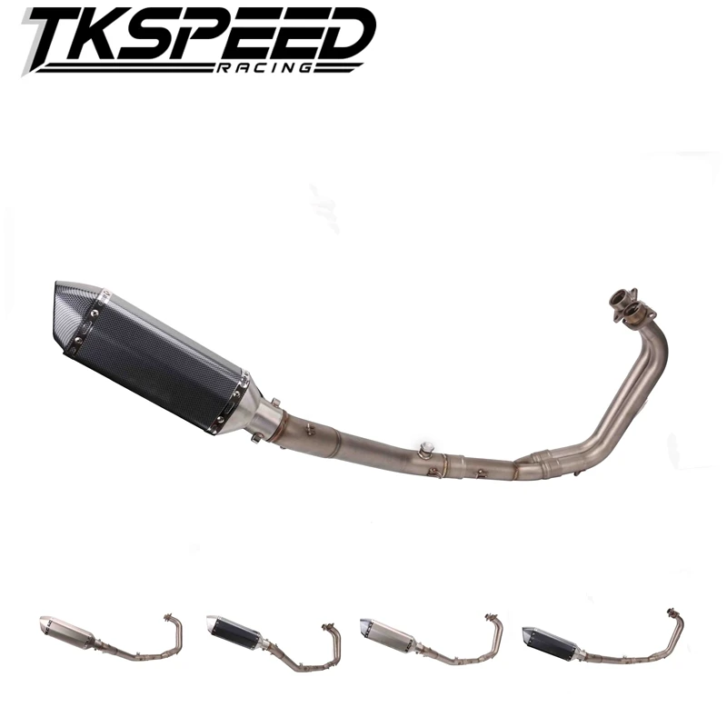 

36-51mm Universal MOTORCYCLE EXHAUST pipe ATV muffler +full Exhaust System pipe for YAMAHA R25 R3 2014-2016