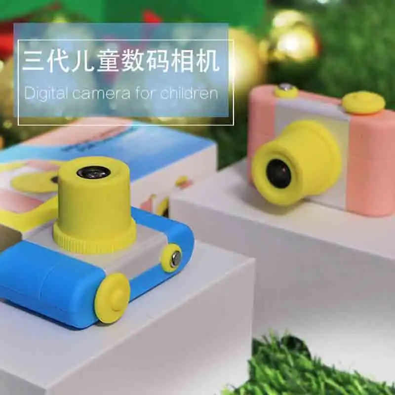 

Mini LSR Cam Digital Camera 1.6 Million Pixels For Kids Baby Cute Cartoon Multifunction Toy Children Creative Camera Gift