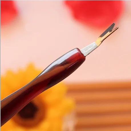 1X косметический дизайн ногтей педикюр мертвой кожи вилка для удаления кутикулы маникюр толкатель триммер для ног пилинг нож Портативный