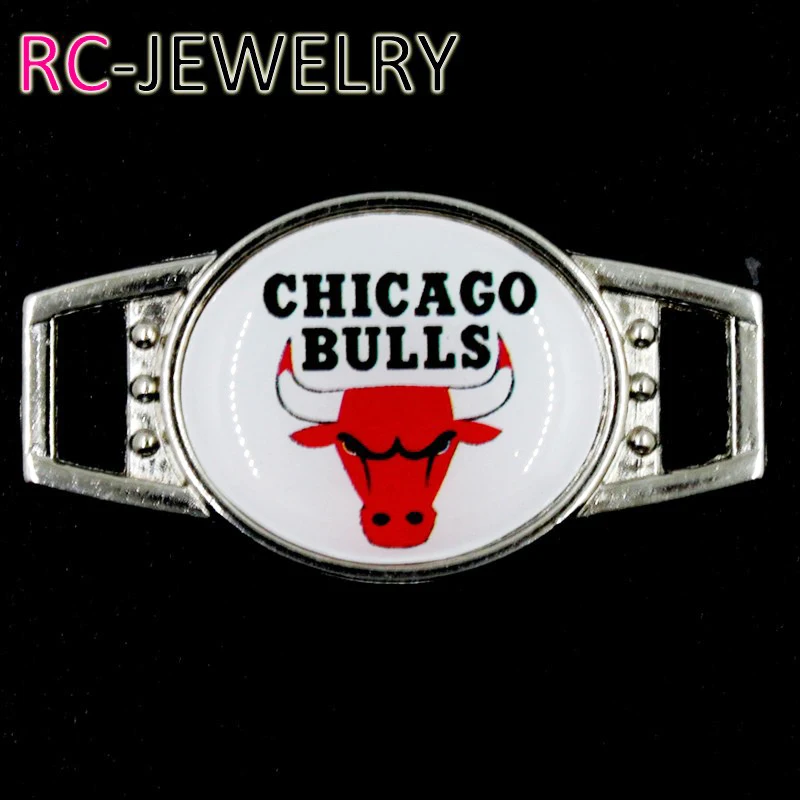 Chicago Shoelace Buckle Charms Basketball Team Charms For New Sneakers