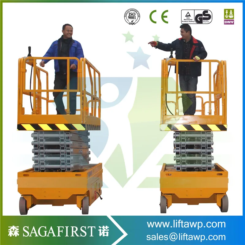 14m Self Propelled Battery Powered Scissor Lift battery man lift
