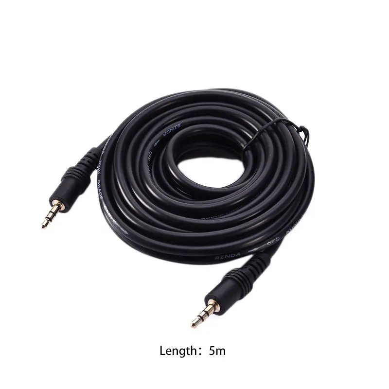 Mayitr 1.5/3/5/10M 3.5mm Male to Male Audio Stereo Aux Extension Cable Cord for TV Computer MP3