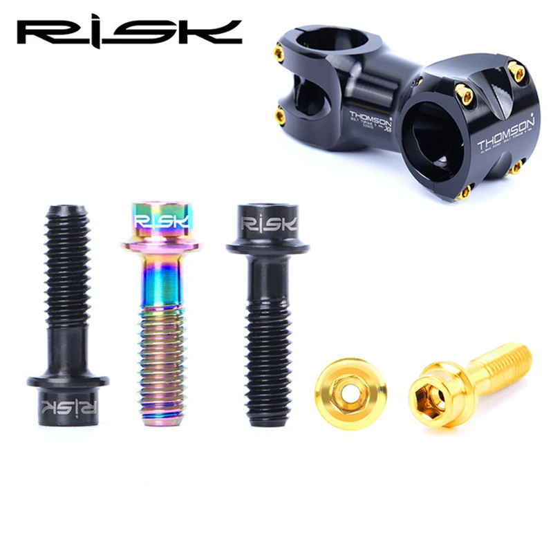 Buy 6PCS/lot M5x18mm Mountain Bike Stem Screws TC4