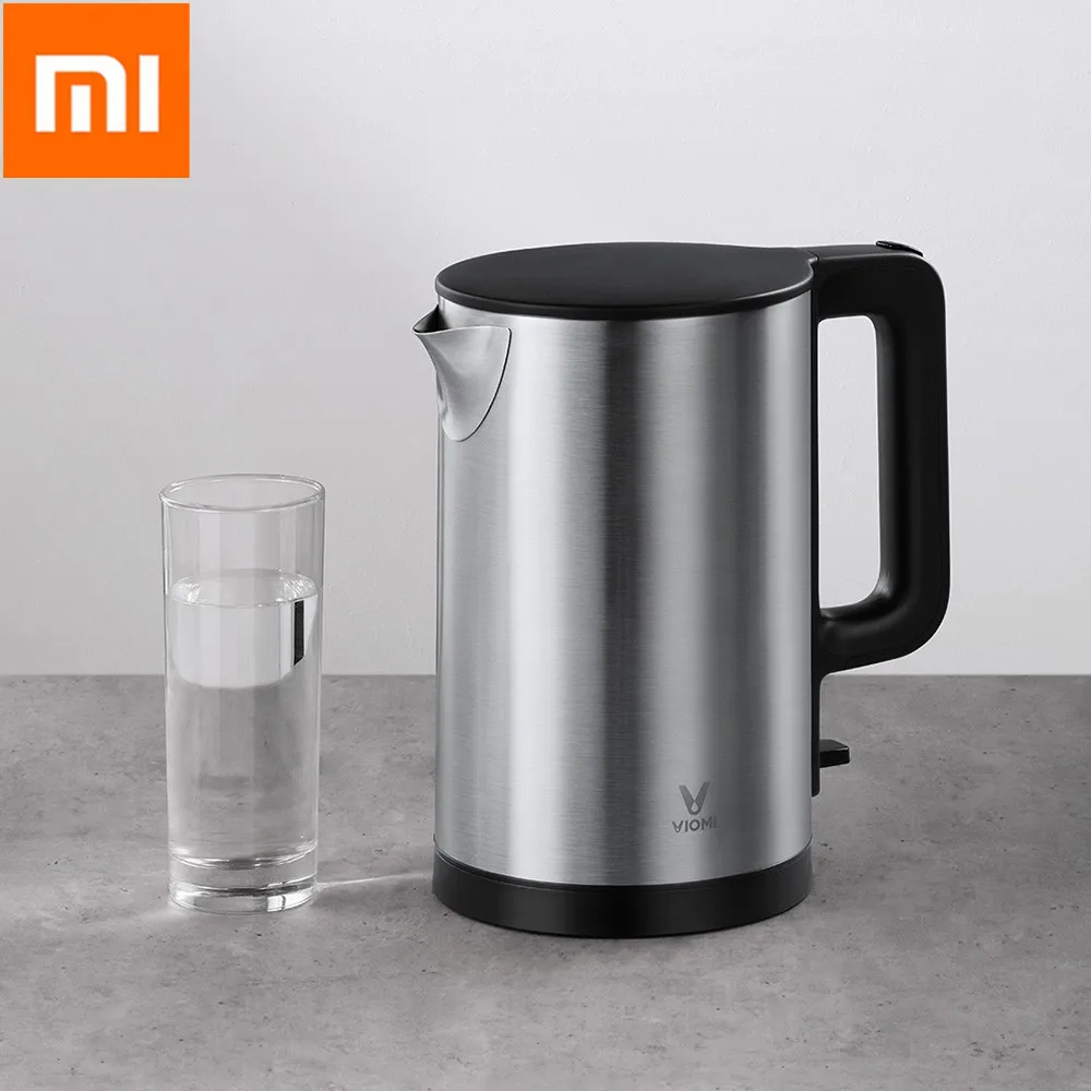 

Xiaomi VIOMI Pro 1.5L Electric Kettle Intelligent Thermostat Anti-scalding Household 304 Stainless Steel Electric Kettle 1800W