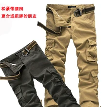 Мужская одежда, ультрамодные повседневные брюки большого размера с карманами, брюки большого размера плюс 3XL, 4XL, 5XL, 6XL