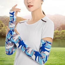 Наружные велосипедные рукава для защиты рук, велосипедные защитные напечатанные рукава MTB UV Ridding Bike