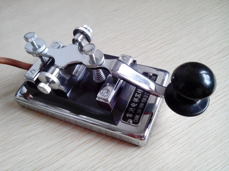 

Power Generation Report Morse Code CW 1973 Precious Changshu K4 Aluminum Standard Radio Key Hand Key