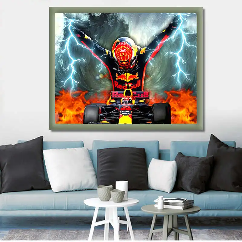 

Diamond Painting Formula 1 Racing Car Diamond Paintings Racing Champion Diamant Embroidery Home Decoration Cross Stitch