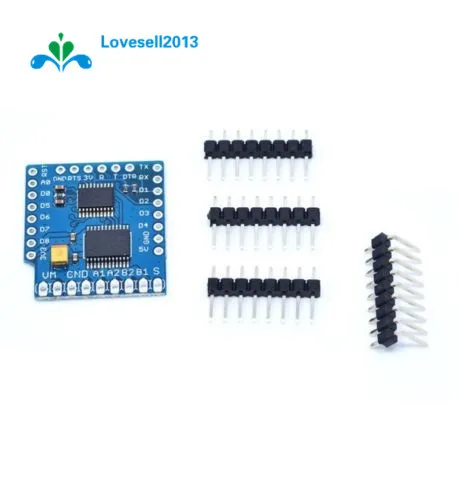 

1Set Motor Shield For WeMos D1 Mini TB6612FNG Wemos I2C Dual Motor Driver Shield Driving Module With Serial Pot Free Shipping!
