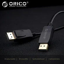 ORICO DP To DP HDMI HD Cables 4k 60Hz 1.2 Version One-Way 3D DisplayPort Adapter Video Audio Converter Cable For Macbook Laptop