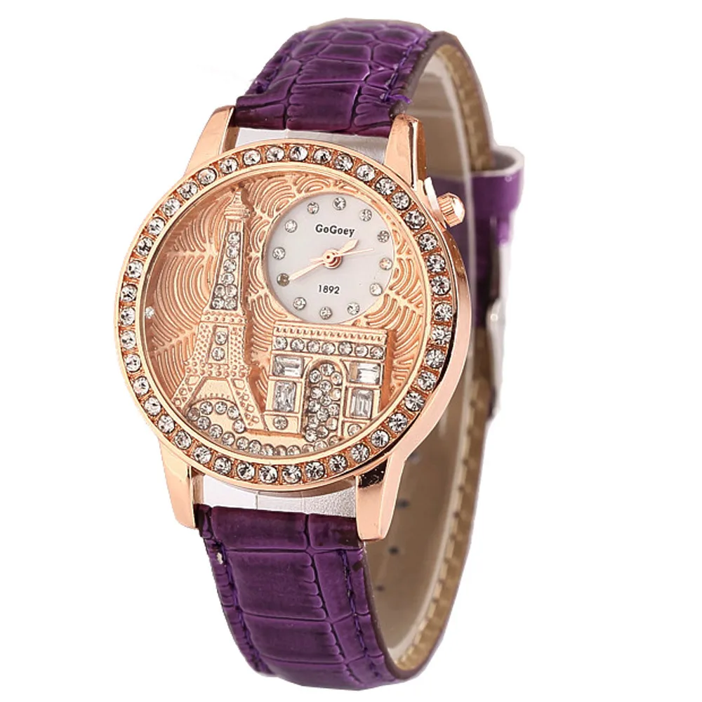 Новые роскошные брендовые кожаные кварцевые часы для женщин Дамская мода браслет наручные часы женские relogio feminino 8A28
