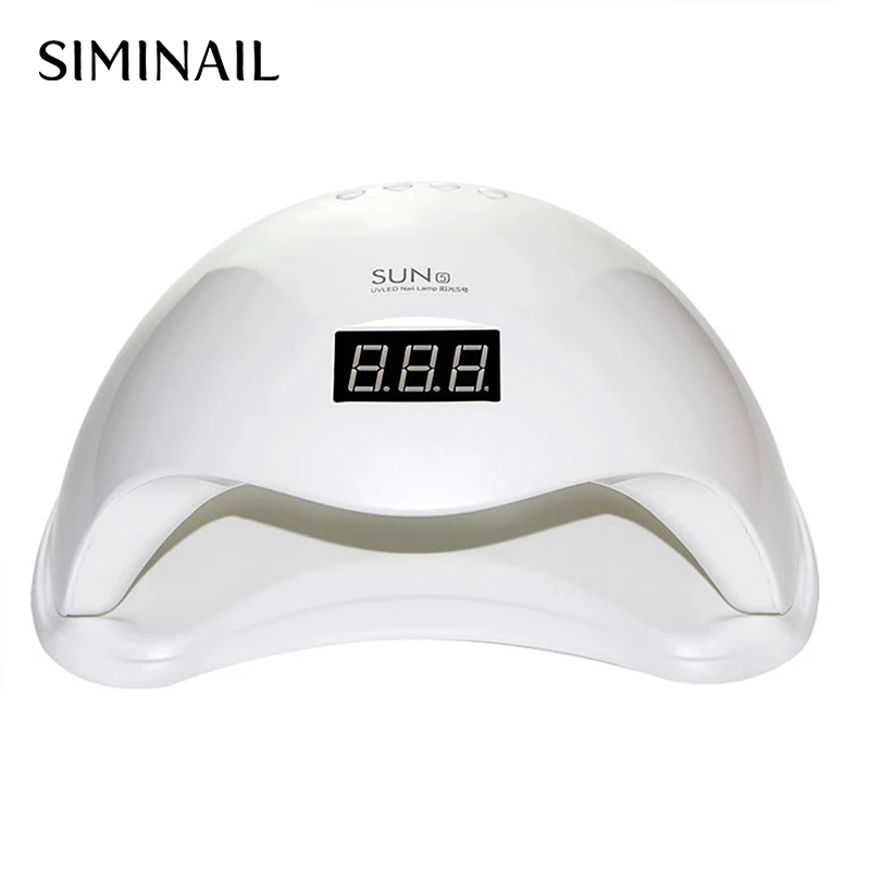 

SIMINAIL Sun5 48w Powerful UV LED Lamp Nail Dryer Machine can Replaced LEDs Curing Builder 48 w with removable bottom