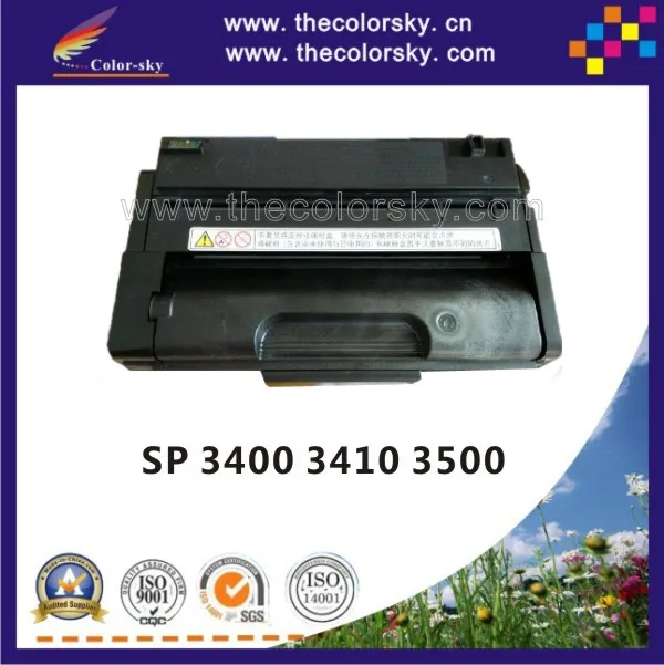 

(CS-RSP3400) toner laser cartridge for Ricoh Aficio SP3400 SP3410 SP3500 SP 3400 3410 3500 406522 bk (5,000 pages) free DHL