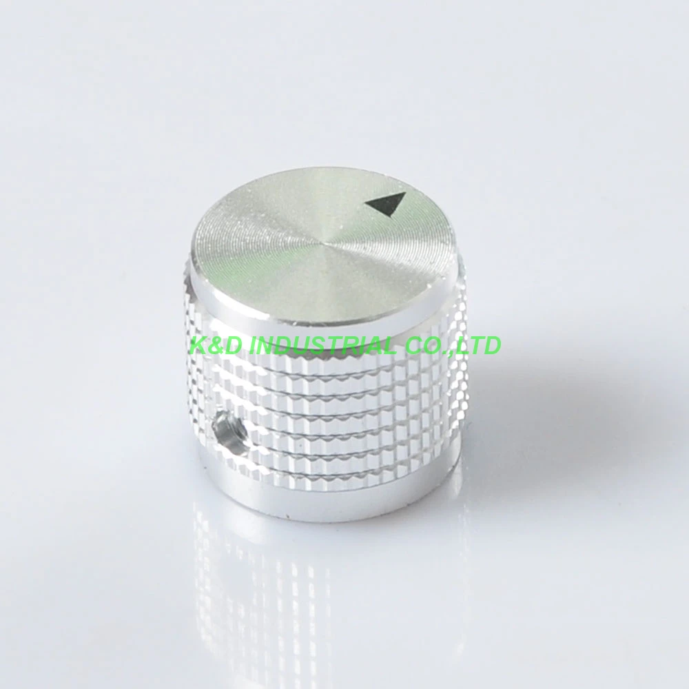 

2pcs Sliver Aluminum Potentiometer Control Volume Knobs 17x15mm Guitar amp Parts