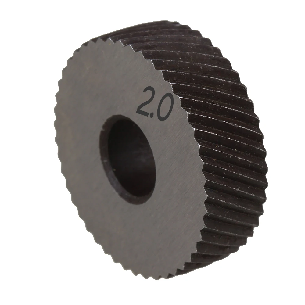 1 Pair 2.0mm Gear Hob Wheel Knurled Wheel Knife Textured Knurled Lathe Embossing wheel Machine Tools Accessories