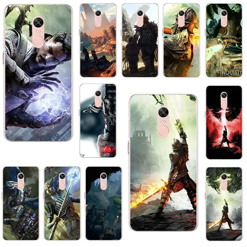 For Xiaomi Mi Redmi Note 2 3 3S 4 4X 4A 5 5S 6 8 A1 Pro Plus Shell Soft Silicone Mobile Phone Cases Hot Dragon Age Inquisition |