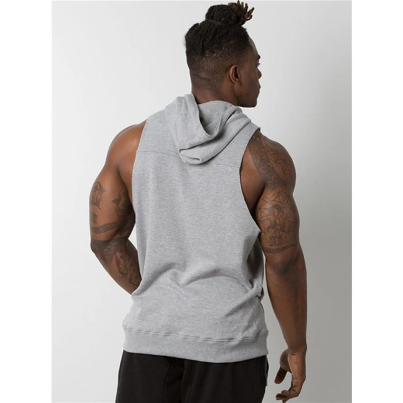 Tank Top Men Stringer Workout Vest gym (8)