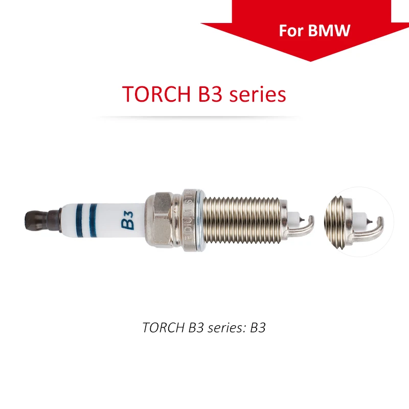 

4packs/6packs China original TORCH spark plugs FR7KPP332/PLZFR6A-11S/IK20TT/KER4PYPB/TORCH-B3