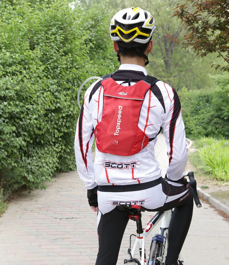 Best LOCAL LION Water Backpack Cycling Backpack Outdoor Bicycle Bike Bag Hydration System Bike Backpack And 1.5L Water Bag 7