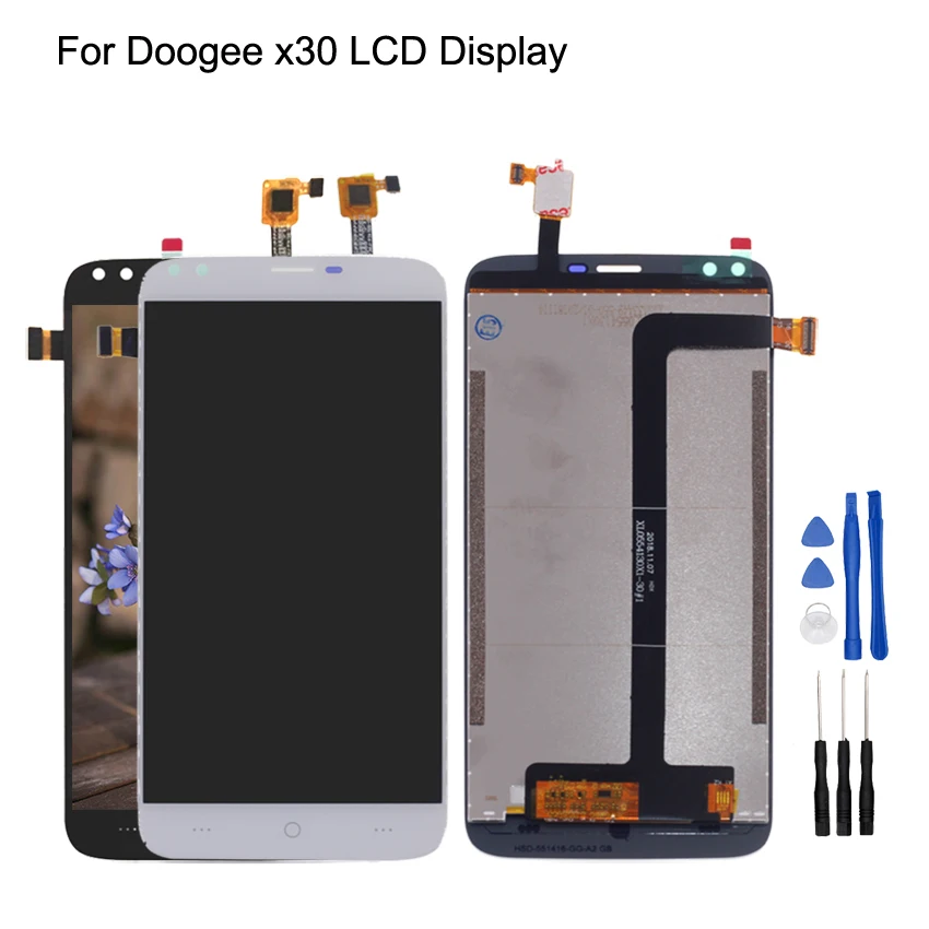 Для Doogee X30 ЖК-дисплей+ сенсорный экран дигитайзер для Doogee X30 ЖК-экран в сборе