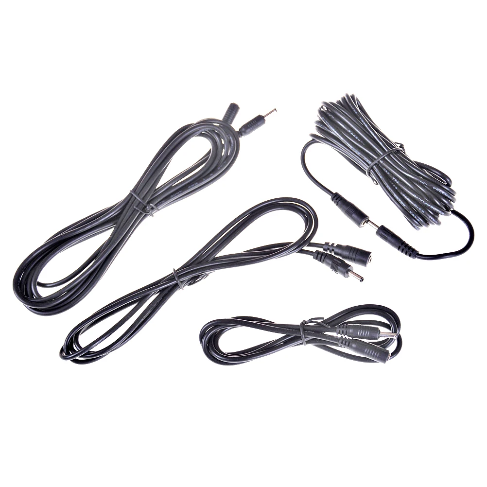 

1pc 10ft 1/1.5/3/5 Meters DC 5V Extension Power Cable 3.5*1.35mm For Smart CCTV Security Cameras